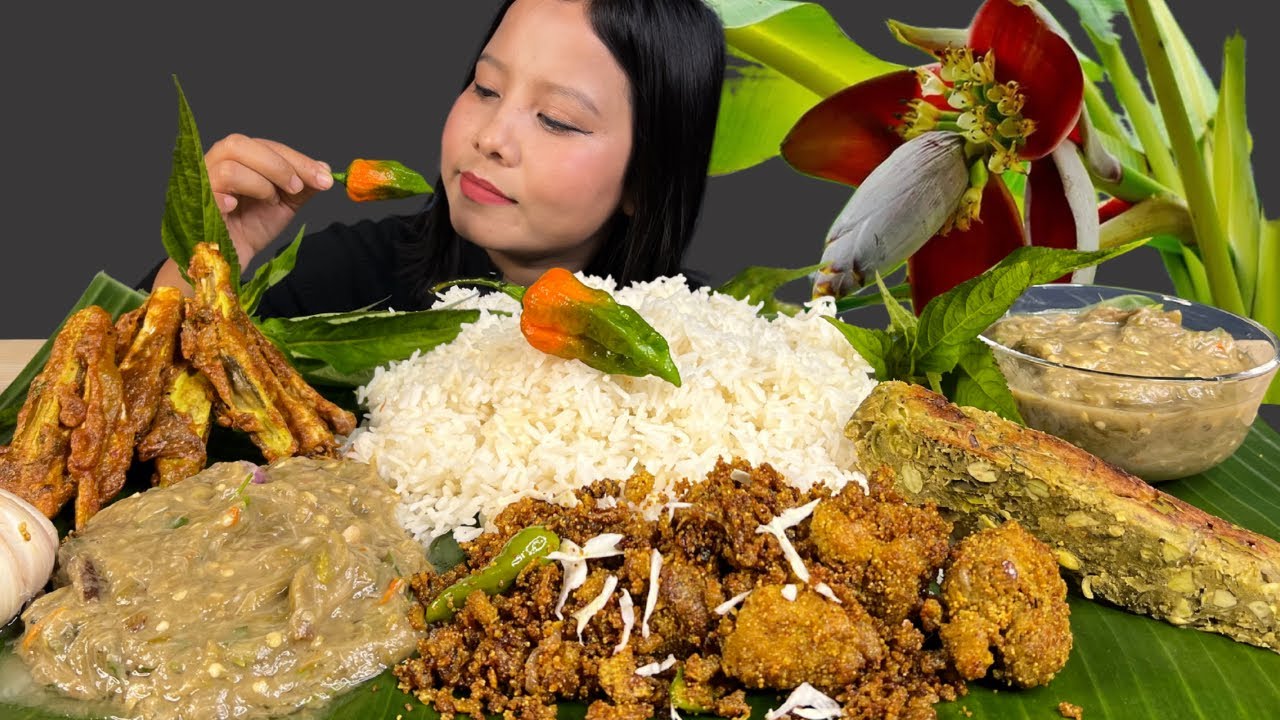 PANDA EROMBA|| UNIQUE & DELICIOUS DISHES OF BANANA FLOWER 🔥🔥🔥