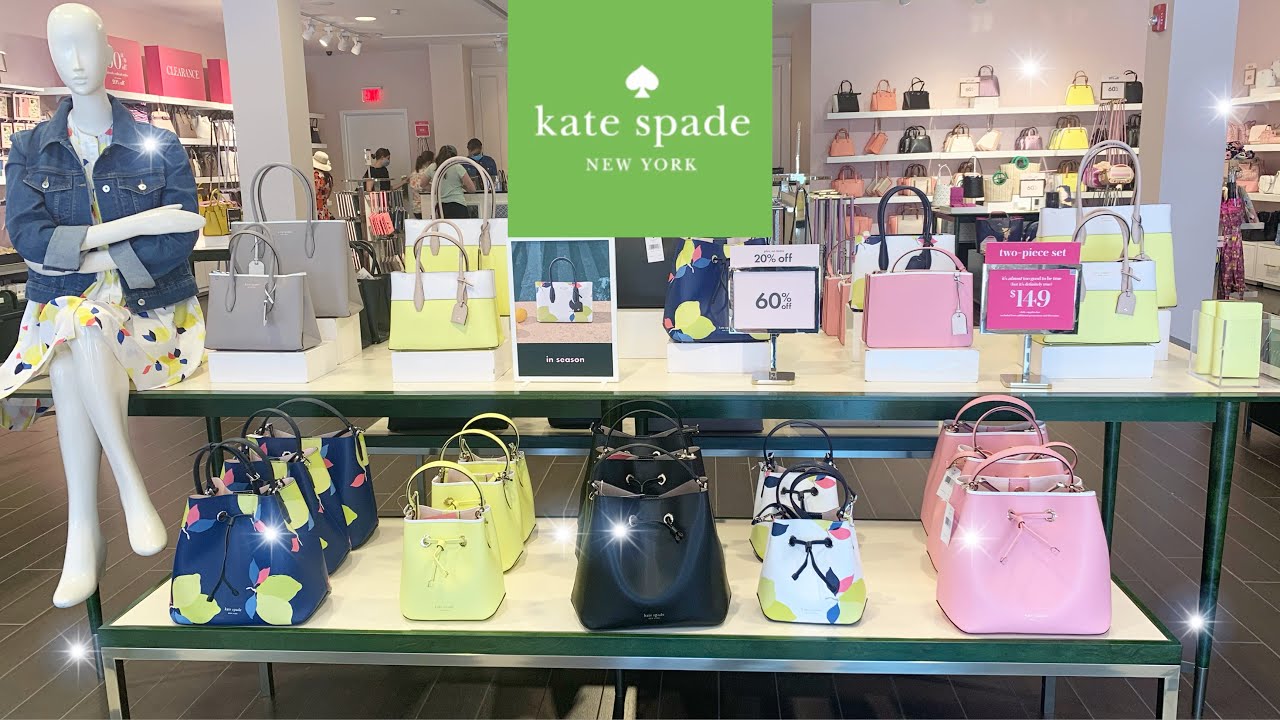 Kate Spade Outlet ♠️ Shop With Me ♠️ Sales 60% Off - YouTube