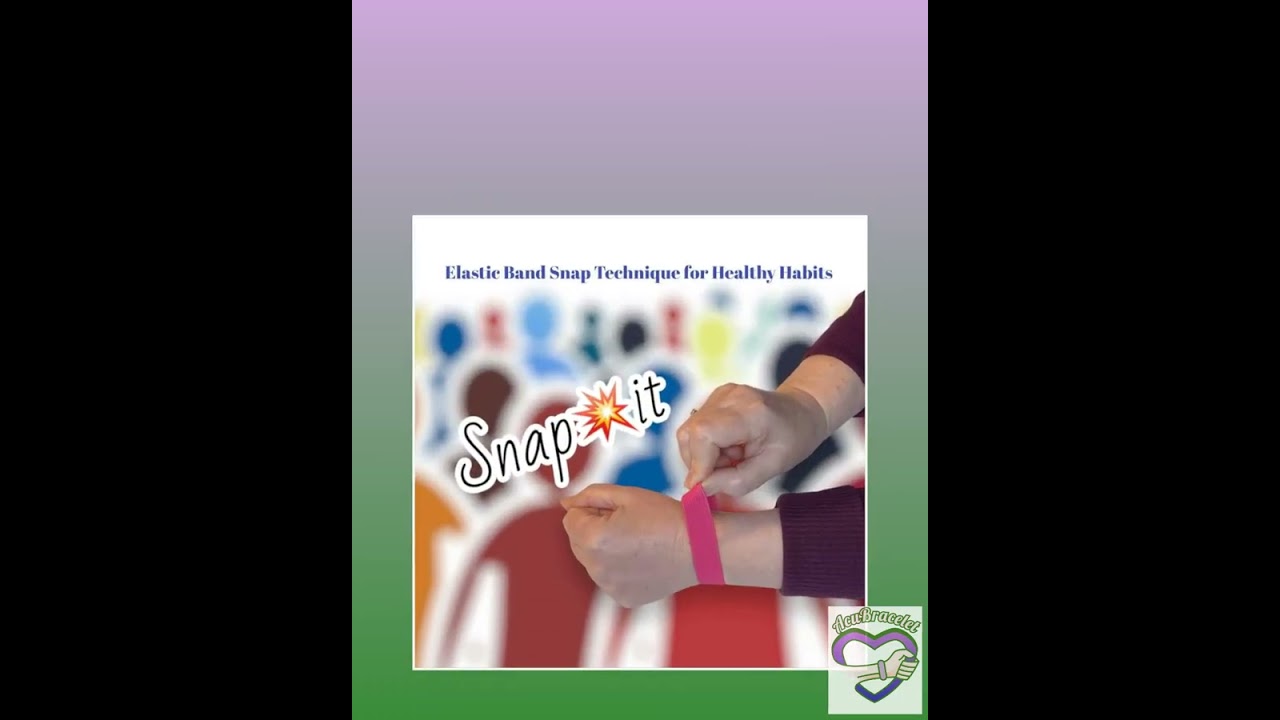 Rubber Band Snap Bracelet for Anxiety, Focus, Nausea - Single/ 3 Pack