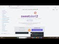 How To Use Sweetalert2 in a React Application | React and Sweet Alert