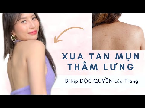 ✨Tips TRỊ MỤN LƯNG ĐỘC QUYỀN by Trang✨| Trang Le Fitness