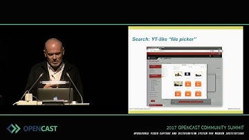 PuMuKIT as OC Media manager and Video Portal