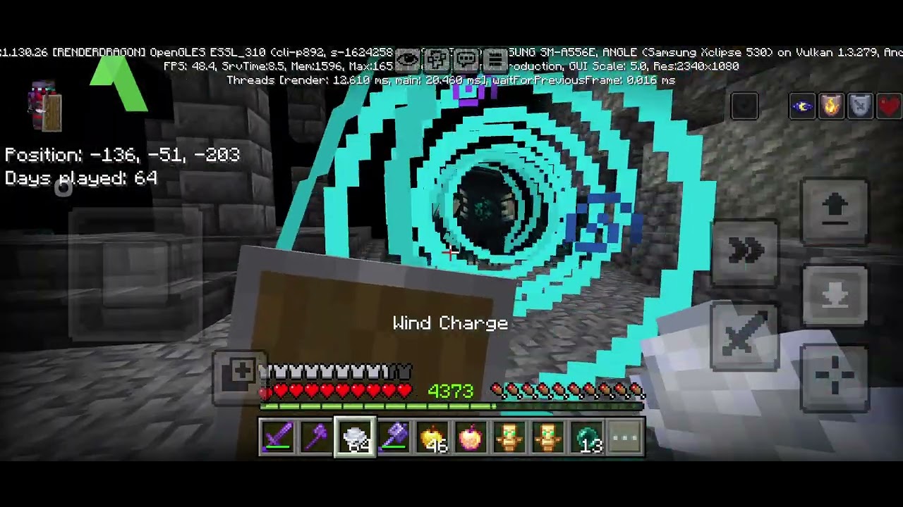 KILLING a warden in Minecraft survival world 