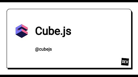 Postgres and Cube JS