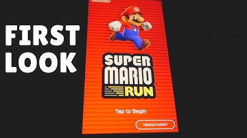 First Look - Nintendo Super Mario Run for iOS!