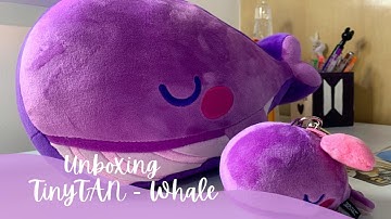 Unboxing BTS (방탄소년단) TinyTAN Purple Whale #asmr #tinytan #bts