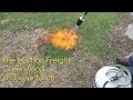 reviewing the Harbor Freight Greenwood propane torch