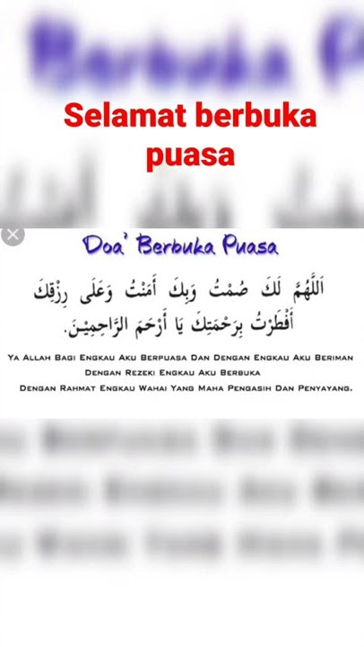 selamat berbuka puasa. semoga dosa kita diampuni oleh Allah SWT #short #shorts