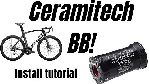BBInfinite Ceramitech threaded bottom bracket install