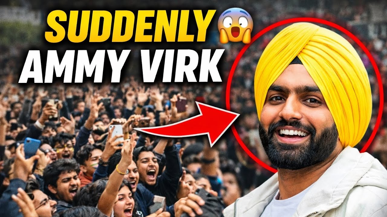 Ammy Virk Suddenly Enters CGC Mohali 😱 Full Crowd Goes Crazy | Bambukat 2 Promotion