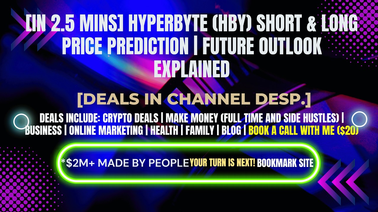 [In 2.5 mins] HyperByte (HBY) Short & Long Price Prediction [Crypto ...