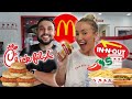 ONLY Eating AMERICAN FAST FOOD For 24 HOURS! *FOOD CHALLENGE*