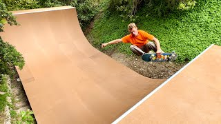 We built a Vert Ramp at a Malibu mansion
