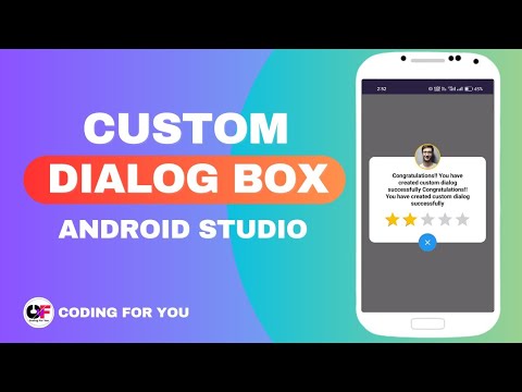 Custom Dialog Box in Android Studio | Dialog Box in Android Studio ...