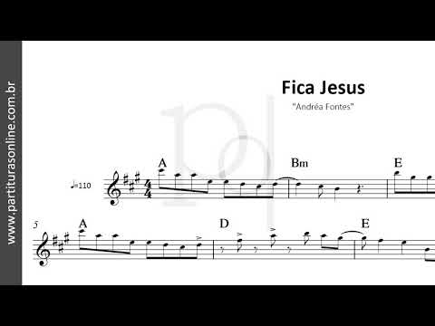 Fica Jesus - song and lyrics by Andrea Fontes