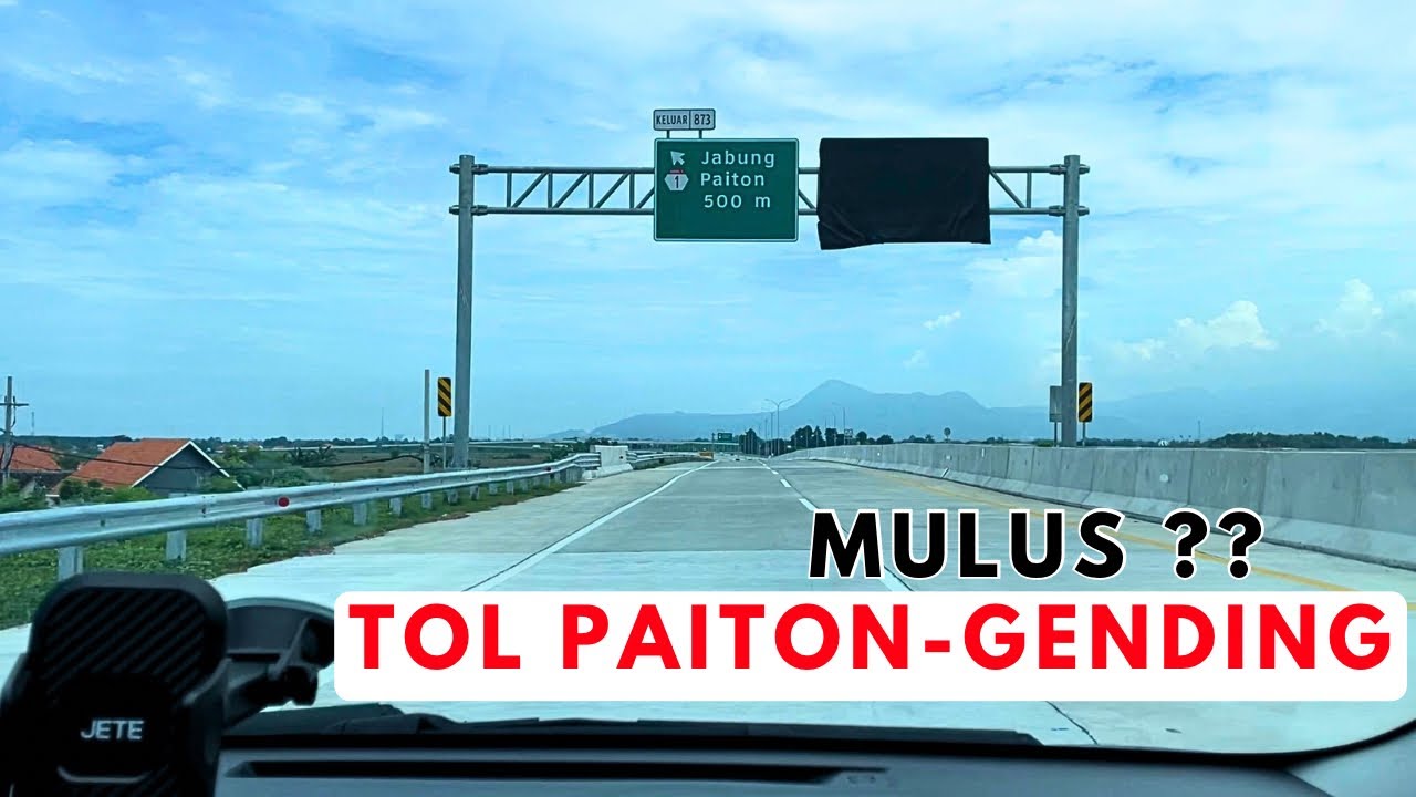 COBA Tol PAITON GENDING 😍😍 Akhirnya sudah Jadi Tapi Banyak GELOMBANGNYA ??