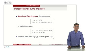 Métodos de Runge-Kutta implícitos | 28/35 | UPV