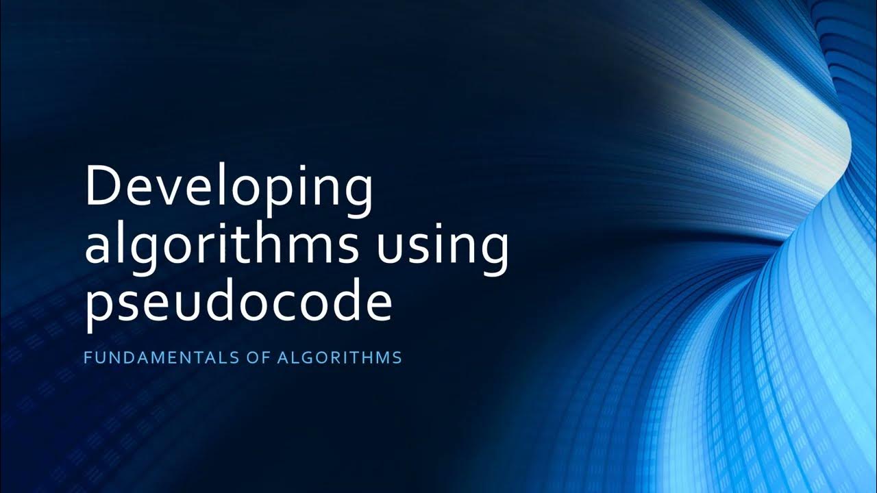 GCSE Computer Science: Developing algorithms using pseudocode - YouTube
