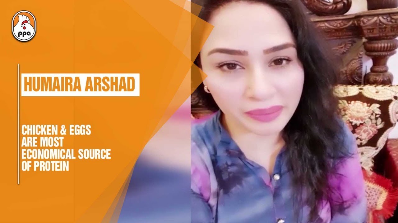 Humaira Arshad: Chicken and Eggs are Most Economical Source of Protein awareness raising