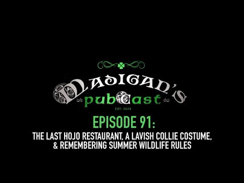 Madigan's Pubcast Ep 91:The Last HoJo, A Lavish Collie Costume & Remembering Summer Wildlife Rules