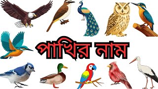 100 Birds Names//পাখির নাম বাংলা এবং ইংরেজীতে// Birds Name With pictures in Bengali and English