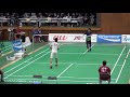 2019年IH バドミントン 男子 シングルス 準決勝 奈良岡功大 （浪岡 青森） VS 池端元哉 （熊本学園大付属 熊本）