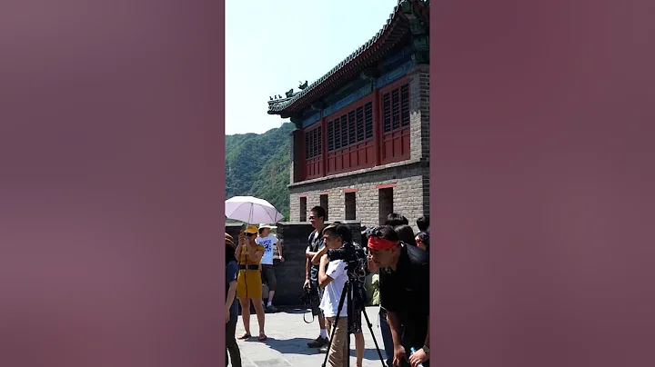 Conner kim playing at the great wall, 2013