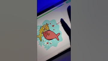 Did he ignore me for some reason?🤔😓App: Drawly#drawly #draw #howtodraw #fish #sea #ingnore