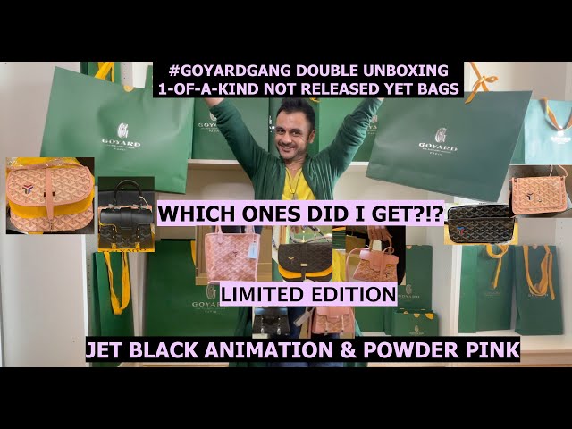GoyardOfficial on X: THE JET BLACK & POWDER PINK LIMITED