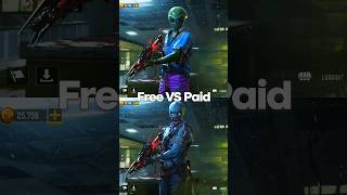 Free VS Paid Alien Skin In CODM 😲