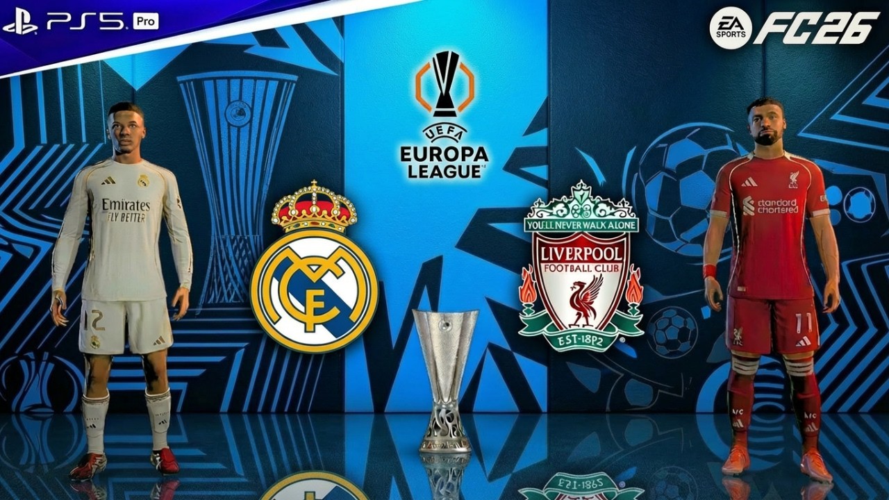 FC 26 – Real Madrid vs Liverpool | Europa League Fixture | Trent vs Mohamed Salah Epic Clash