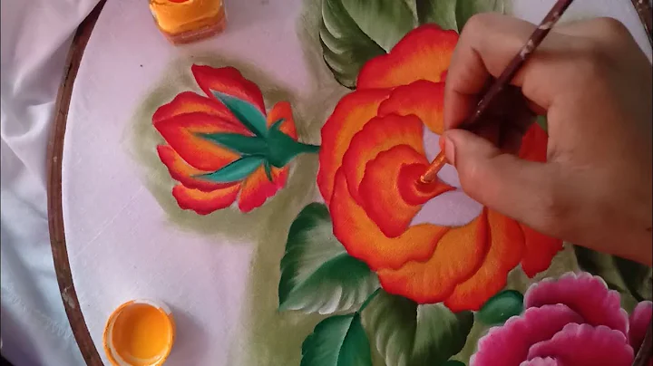Painting tutorial complete pillow cover design. New design 2020