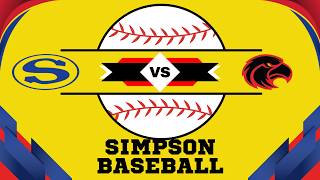 Simpson Academy vs. Magee High School Baseball