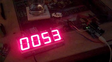 Shift Register driven 7-segment display