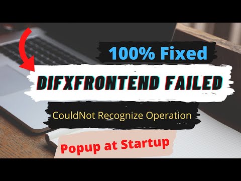 How to Fix ‘DifxFrontend failed!’ Startup error on Windows? How to Fix ‘DifxFrontend failed!’ Startup error on Windows?