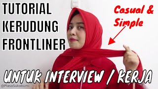 Tutorial Kerudung Kerja ala Wanita Karir Customer Service  - Rapih, Casual & Simple