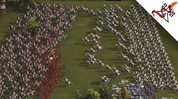 Cossacks 3 - 1v1v1v1 HARD MATCH | Multiplayer Gameplay