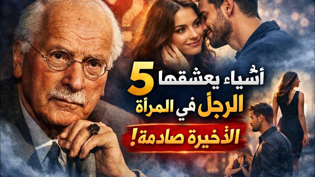  5 وضعيات تجعل الرجل يعشق المرأة… الخامسة ستصدمك! كارل يونغ 
