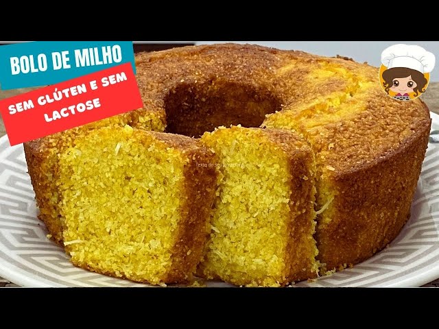 Bolo de milho (sem glúten e sem lactose) - Comida de Bebé