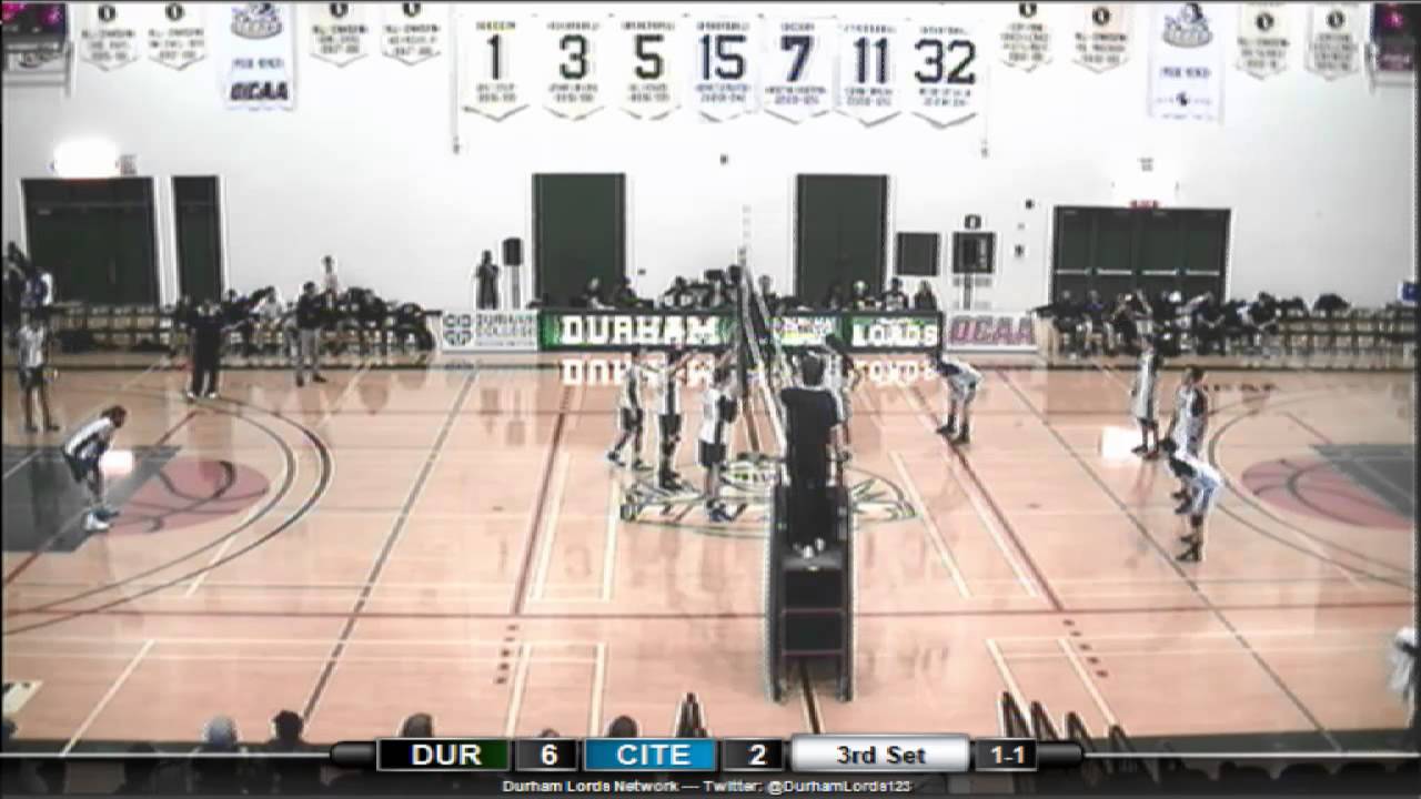 Men's Volleyball Durham College vs. La Cité Nov. 29 YouTube