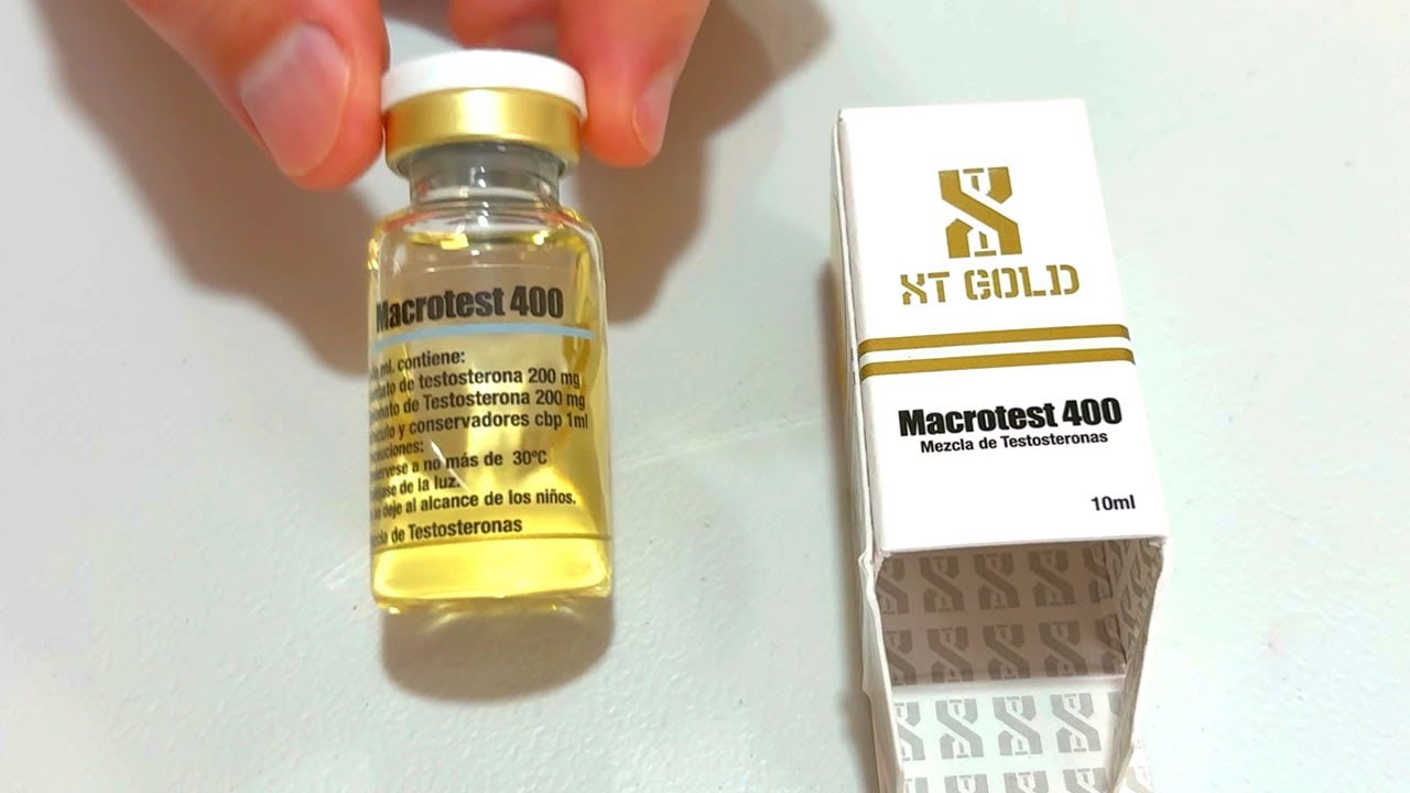 TESTOSTERONA 400 MG, MACROTEST 400 SUPERTEST BLEND ENANTATO Y CIPIONATO DE TESTOSTERONA