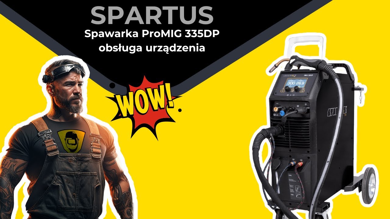 Spawarka Spartus ProMIG 335 Dual Pulse - zestaw wodny