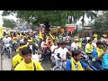 विश्व आदिवासी दिवस के उपलक्ष में देवास शहर में निकली विहंगम सांस्कृतिक रैली #dewas