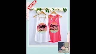Ready to make unforgettable memories on your bachelorette camping trip Our Camping Trip Tank Tops…