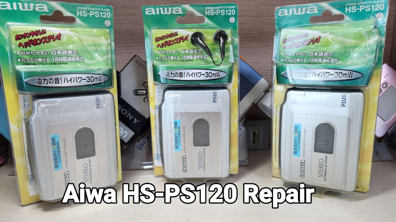 カセットウォークマンAIWA HS- PS001 白 「整備済み、完動超美品」 Aiwa HS-PS001 ▷ Walkman.land