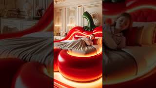 Girl Jumping On Jelly Bed So Soft & Relaxing