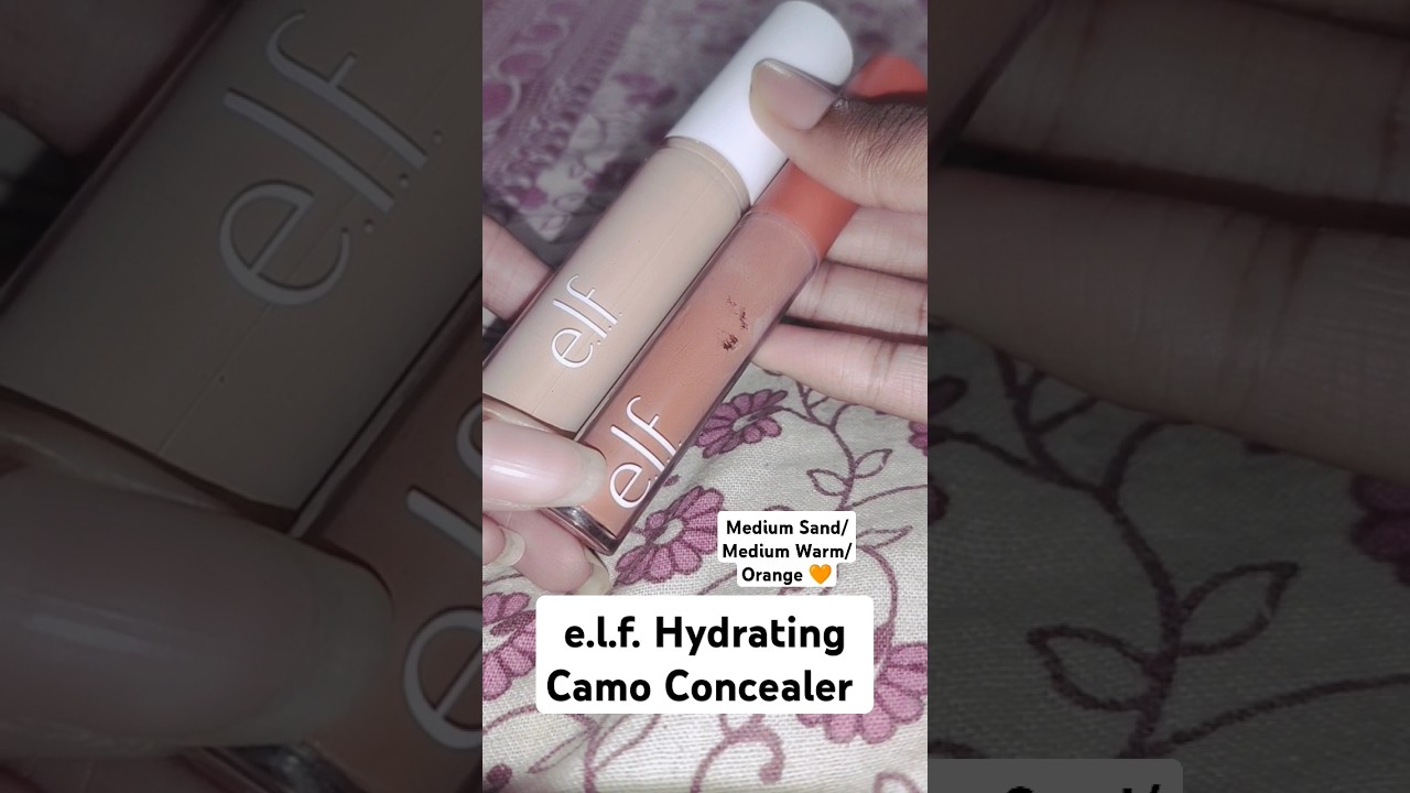 e.l.f Hydrating Camo Concealer | Medium Warm | Medium Sand | Orange | Full Coverage | Affordable MRP