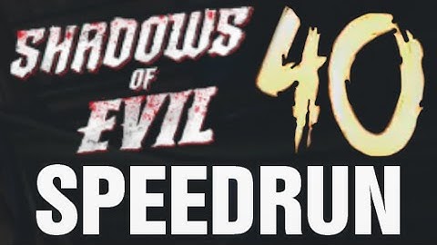 Shadows of Evil SPEEDRUN TO ROUND 40 "Black Ops 3 Zombies" After Patch
