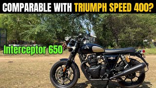 Is Interceptor 650 really better than Triumph Speed 400? | 1st Ride Impression  | #interceptor650