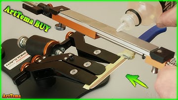 This Ukrainian tool will make your butter knives razor sharp | Hapstone R2 knife sharpener